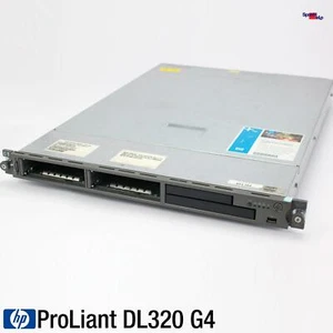 19" 48cm 1U HE SERVIDOR HP PROLIANT DL320 G4 ORDENADOR PC 1GB RAM INTEL CELERON OK - Imagen 1 de 9