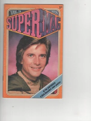Supermag Magazine Volume 3 #8 Dirk Benedict w/Mini Poster Erik Estrada  - Image 1 of 2