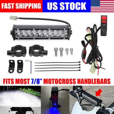 Kit de iluminación de barra de luz de faros LED para Honda CRF110 CRF125F CRF250F CRF230F EE. UU. Foto 1 de 4