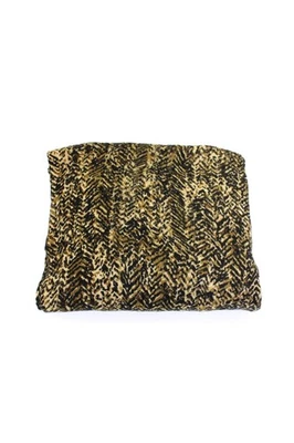 Acogedora bufanda negra envolvente Michael Michael Kors para mujer talla 37 x 24 Foto 1 de 3