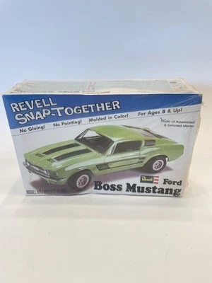 Revell Snap Together Ford Boss Mustang H-1132 **FACTORY SEALED** Box Damage - Image 1 of 4