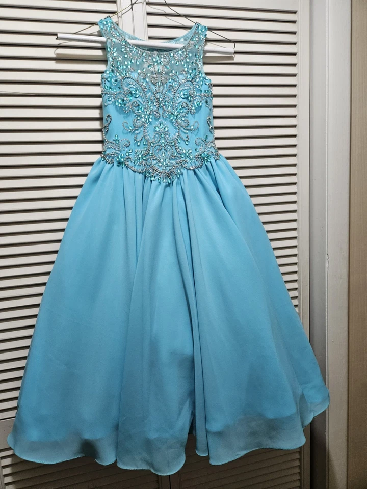 PAGENT DRESS TIFFANY DESIGNS GIRLS DRESS SIZE 2 - Image 1 of 4