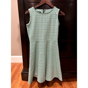 Talbots Petite Smaill ärmelloses A-Linie ausgestelltes Kleid Brillendesign knielang - Bild 1 von 5