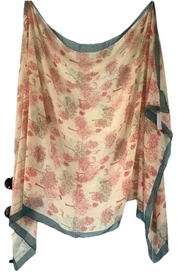 PAREO/BUFANDA/CUBRIMIENTO Going Green (80x40) borde verde bosque Foto 1 de 4