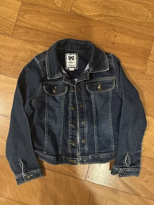 Chaqueta vaquera azul Gymboree para niñas talla 5T Foto 1 de 4