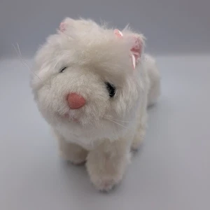 Ganz Webkinz Lil Kinz White Persian Cat Kittie Plush Toy No Code Stuffed Animal - Picture 1 of 8