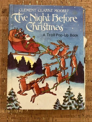 Всплывающая книга Клемента Мура The Night Before Christmas повреждена см. фотографии - Изображение 1 из 4
