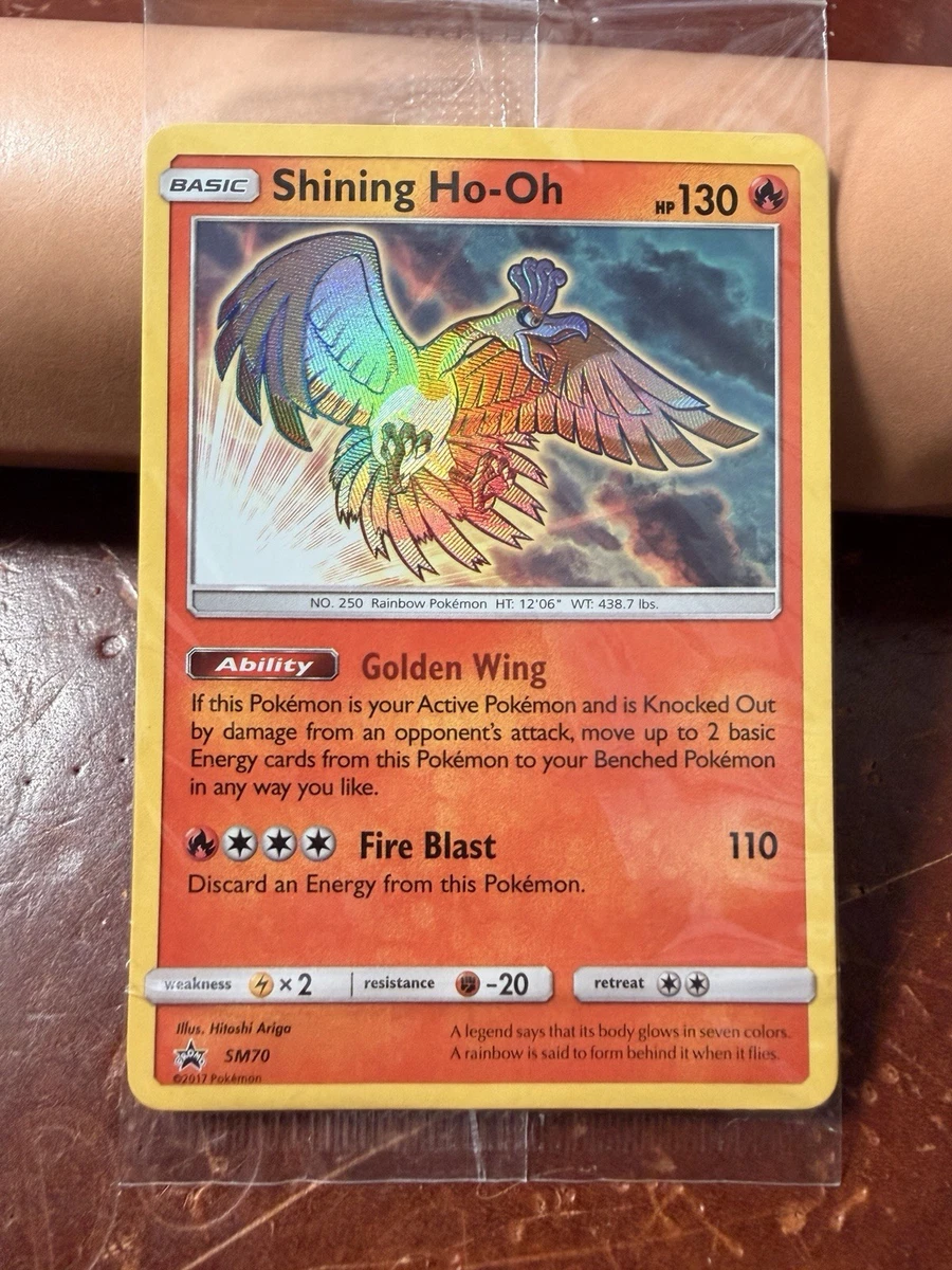Pokémon TCG Ho-Oh Shining Legends Individual Collectible Card Game