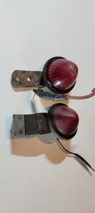 Luz trasera de remolque con separación de marcador de colmena roja original de colección - Imagen 1 de 7
