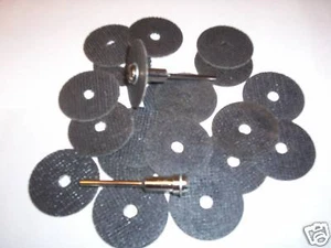 20pcs 1-1/2" CUT-OFF WHEEL DISC 2 MANDRELS - Picture 1 of 1