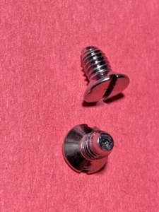 2 Brand New All Metal Needle Plate Screws For Many Sewing Machines Models - Bild 1 von 5