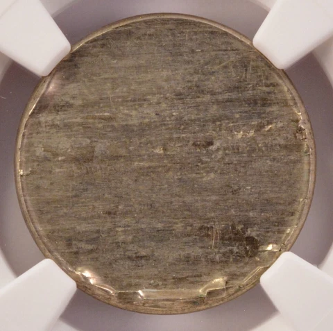5c (1942-1945) Silver War Nickel Type-2 Planchet with Laminations NGC UNC Cover