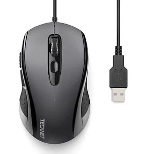 Wired Mouse USB Mouse for Laptop with 6-Button 3600DPI Optical PC Wired Mouse... - Picture 1 of 7