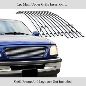 Fits 1997-1998 Ford Expedition/F-150 Bar Style Upper Chrome Billet Grille - Picture 1 of 7