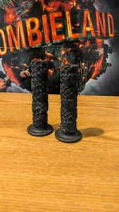 Mongoose BMX Professional Kraton Grips Black Used Cut Down Solid Condition - Picture 1 of 10
