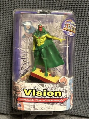 Pisapapeles Marvel Universe Avenger Vision 2010 figurativa resina serie 1 Foto 1 de 4