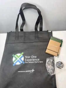 LOCKHEED MARTIN SHOPPING BAG NUOVA TOTE BAG penna blocco note - Foto 1 di 4