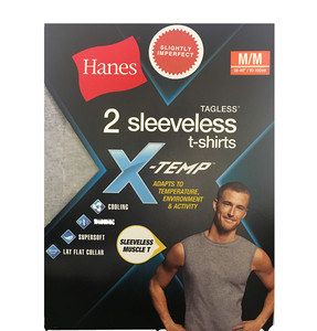 Hanes Gray Sleeveless Shirts for Men 