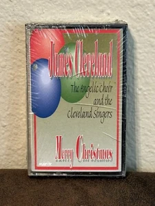 Rare! 1993 James Cleveland Merry Christmas Cleveland Choir SEALED Cassette Tape - Picture 1 of 6