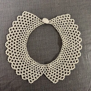 Pearl Collar Necklace Beautiful Accent to Round Neck Dress - Picture 1 of 3