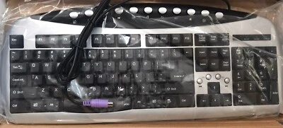 Standard Multifunction PS2 Keyboard with Wrist Support - Image 1 of 2