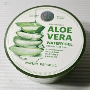 Nature Republic Aloe Vera Watery Gel 300ml 10.56oz, Face & Body Hydration - Picture 1 of 8