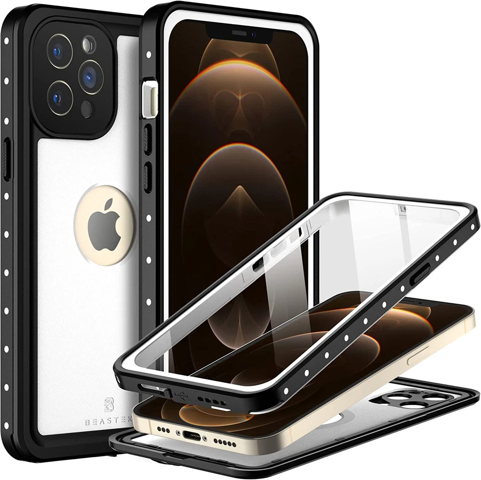 For Apple iPhone 12 12 Pro Max 12mini Case Waterproof Shockproof Dirtproof Cover - Image 1 of 4