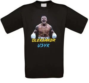 Oleksandr Usyk Ukraine Ukrajina Boxing Boxen T-Shirt alle Größen NEU - Picture 1 of 1
