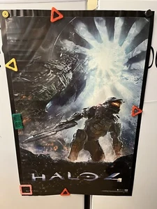 Pôster Halo4 Xbox360 Original Paper Game Promotional 24x37” 343 Vintage - Picture 1 of 14
