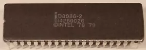 D8086-2 INTEL 16-BIT, 8MHz, MICROPROCESSOR, CDIP40 - Picture 1 of 1