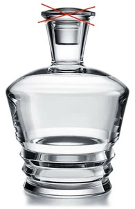 Baccarat H1302 Vega Round Lead Crystal Whisky Decanter (With New Stopper) - Picture 1 of 5