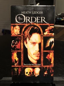 The Order (VHS 2003) Heath Ledger Church Priest Cult Horror BLUE TAPE RARE NM - Picture 1 of 5