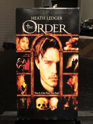 The Order (VHS 2003) Heath Ledger Church Priest Cult Horror BLUE TAPE RARE NM Foto 1 de 4