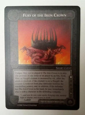 MIDDLE-EARTH CCG MECCG FURY OF THE IRON CROWN PROMO CARD NM - Image 1 of 2
