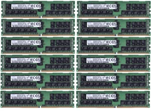 12x 32GB 384GB DDR4 2933MHz RDIMM ECC REG RAM f. Supermicro Server 6019P-MTR - Bild 1 von 1