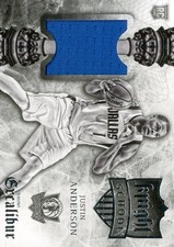 2015-16 Panini Excalibur Knight School Jerseys Card #25 Justin Anderson  