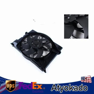 Ventilador de refrigeración delantero condensador radiador 2215001193 para Mercedes Benz S350 S430 S500 Foto 1 de 4