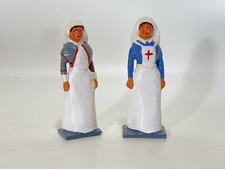 Tommy Atkins Toy Soldiers British 2 Nurses WW1 Set in Box