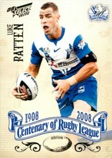 ✺New✺ 2008 CANTERBURY BULLDOGS NRL Card LUKE PATTEN Centenary