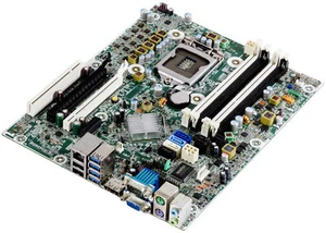HP 657094-001 656933-001 LGA1155 4x DDR3 Intel Q77 BTX 8300 SFF - Bild 1 von 2