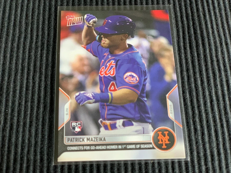 2022 TOPPS NOW #179 PATRICK MAZEIKA *ROOKIE CARD*  METS - Image 1 of 1