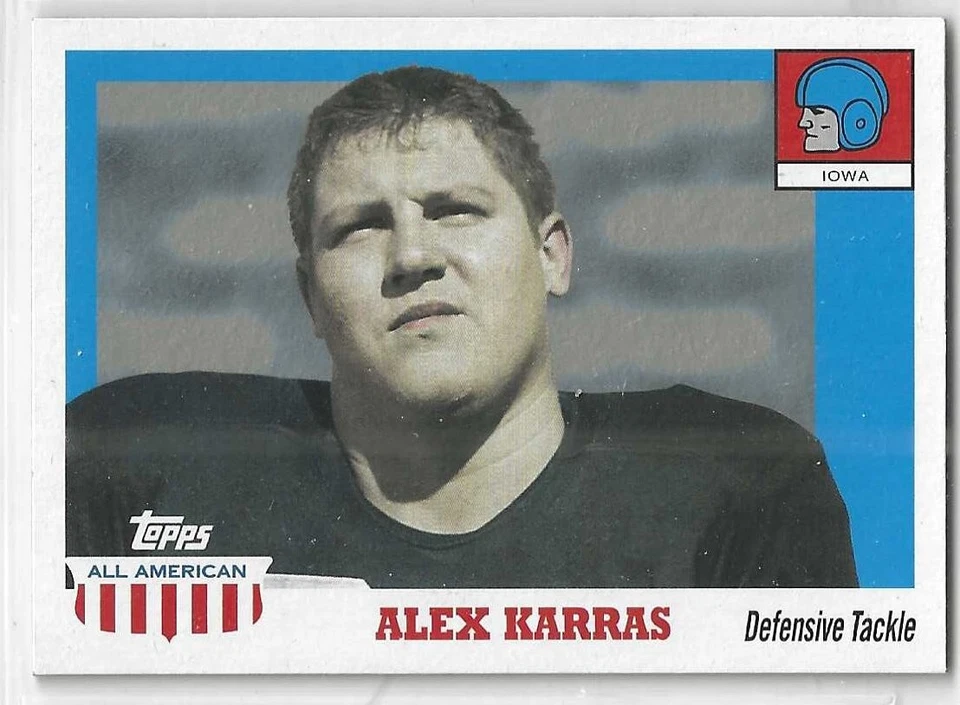 2005 Topps All American #63 Alex Karras HOF USC Iowa - Image 1 of 1