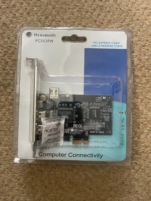 PCIX3FW Dynamode Adaptor , Pci-Express , 3X Firewire 400 - Brand New Sealed BNIB - Image 1 of 2