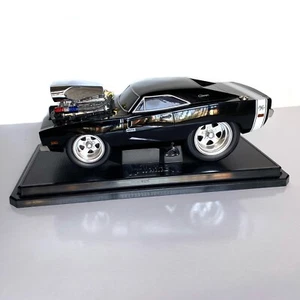 FUNLINE MUSCLE MACHINES BLACK 1969 DODGE CHARGER R/T RT 1:18 SCALE DIECAST MODEL - Picture 1 of 10