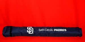 San Diego Padres Baseball Insulated 6 Pack Can Cooler Pool Cue Case Strap Blue - Picture 1 of 8