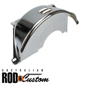 Small Block Chev Turbo 350 400 700 Steel Chrome Flywheel/Flexplate Cover SBC - Picture 1 of 5