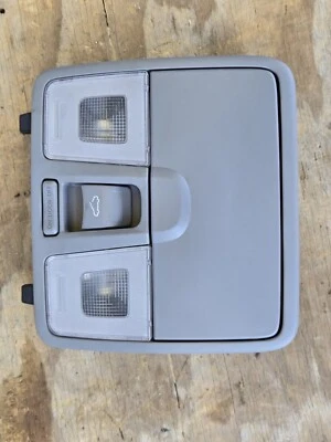 12-17 Hyundai Veloster Consola Superior Domo Luz Mapa Lámpara Techo Corredizo Gris OEM Foto 1 de 4