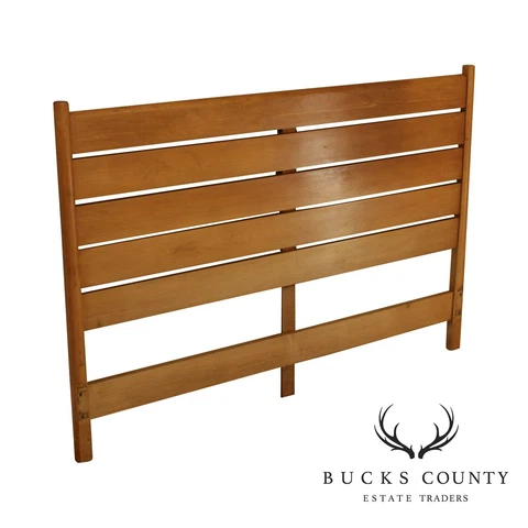 Paul McCobb Planner Group, Winchendon Mid Century Modern Maple Full Headboard Cover