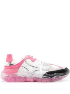 MOSCHINO Teddy Women's Pink/White Sneakers New - Picture 1 of 4