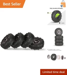 Superior Grip 4Pcs AUSTAR 1.9 Inch Tires & Beadlock Wheel Rims for RC Crawlers - Picture 1 of 11